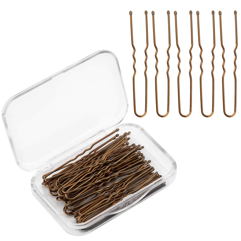 AIEX 200pcs Hair Pins Kit Hair Clips Secure Hold Bobby Pins Hair Clips for Women Girls (200pcs/Bronze) - BeesActive Australia