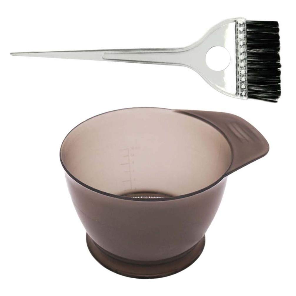 2pcs Professional Salon Hair Coloring Dyeing Kit Hair Dye Kit Hair Oil Treatments Tools with Tinting Bowl and Dye Brushes Diy Salon - BeesActive Australia