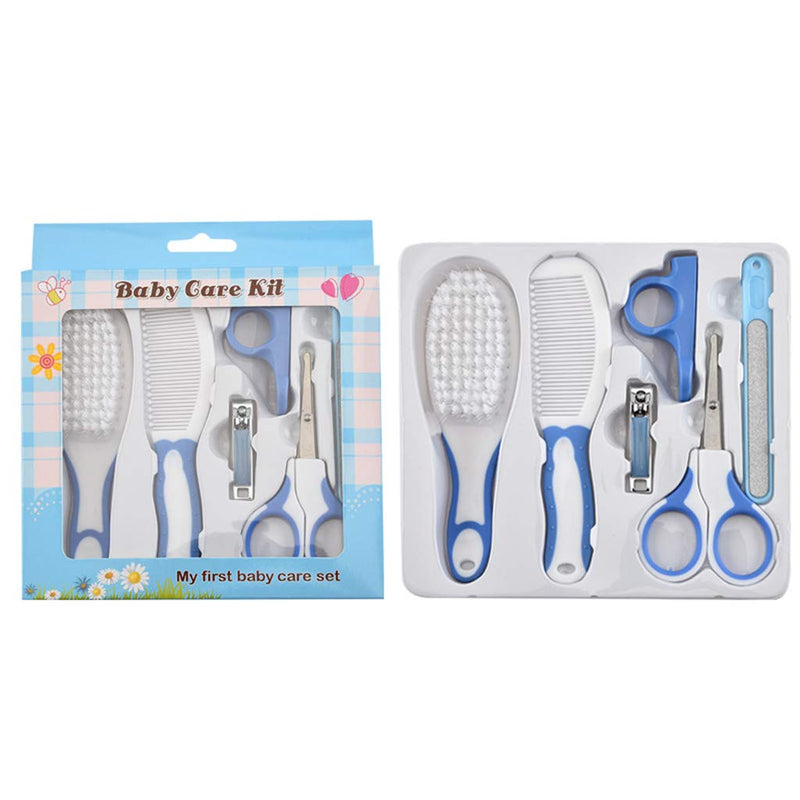 KINTRADE 6 Pcs Baby Nail Hair Daily Care Kit Newborn Kids Grooming Brush and Manicure Set - BeesActive Australia