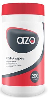 Azowipe® Equipment 70% IPA Medical Isopropanol Alcohol wipes (200 x wipe per canister) (1) - BeesActive Australia