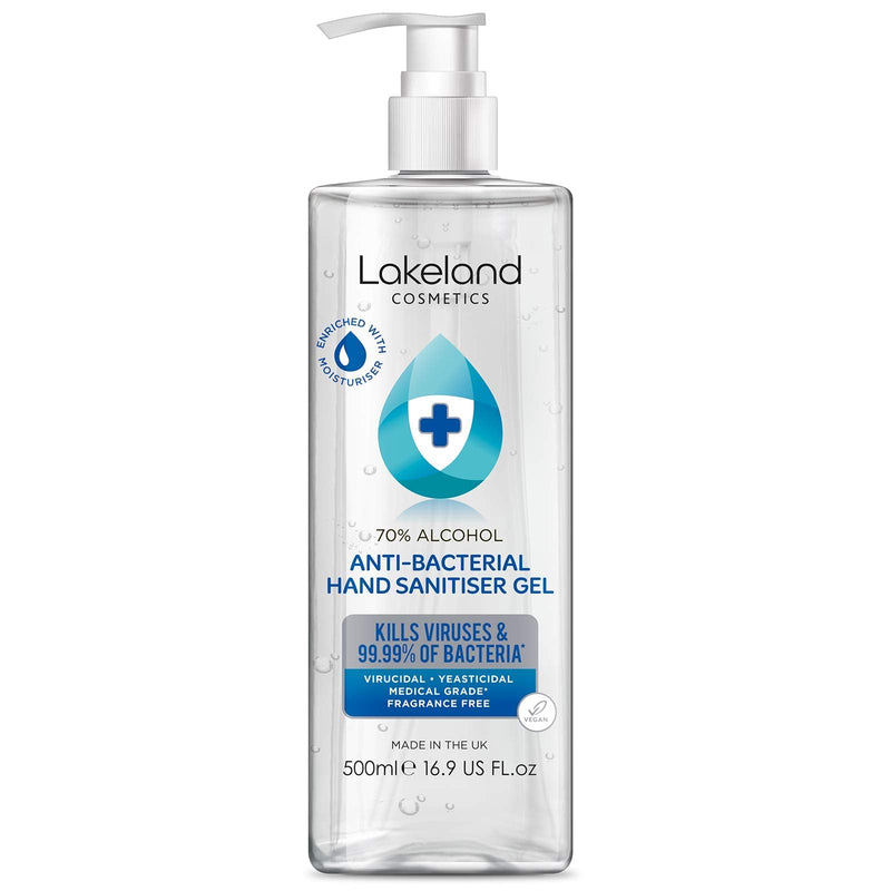 Hand Gel 70% Alcohol 500ml - Anti-Bacterial Hand Hygiene Sanitiser Gel Rub, sanitizer… 500 ml (Pack of 1) - BeesActive Australia