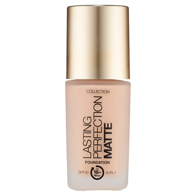 Collection Cosmetics Lasting Perfection Matte Foundation, Full Coverage, 27ml, Beige - BeesActive Australia