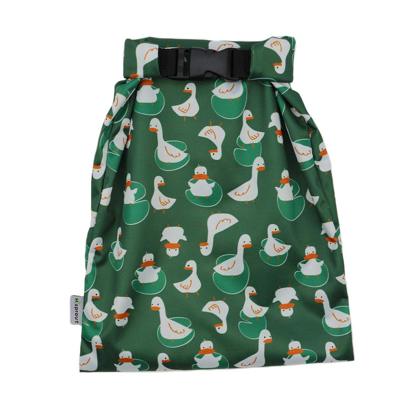 Hisprout Grab and Go Waterproof Washable Reusable Diaper Wet Bag (Duckling) Duckling - BeesActive Australia
