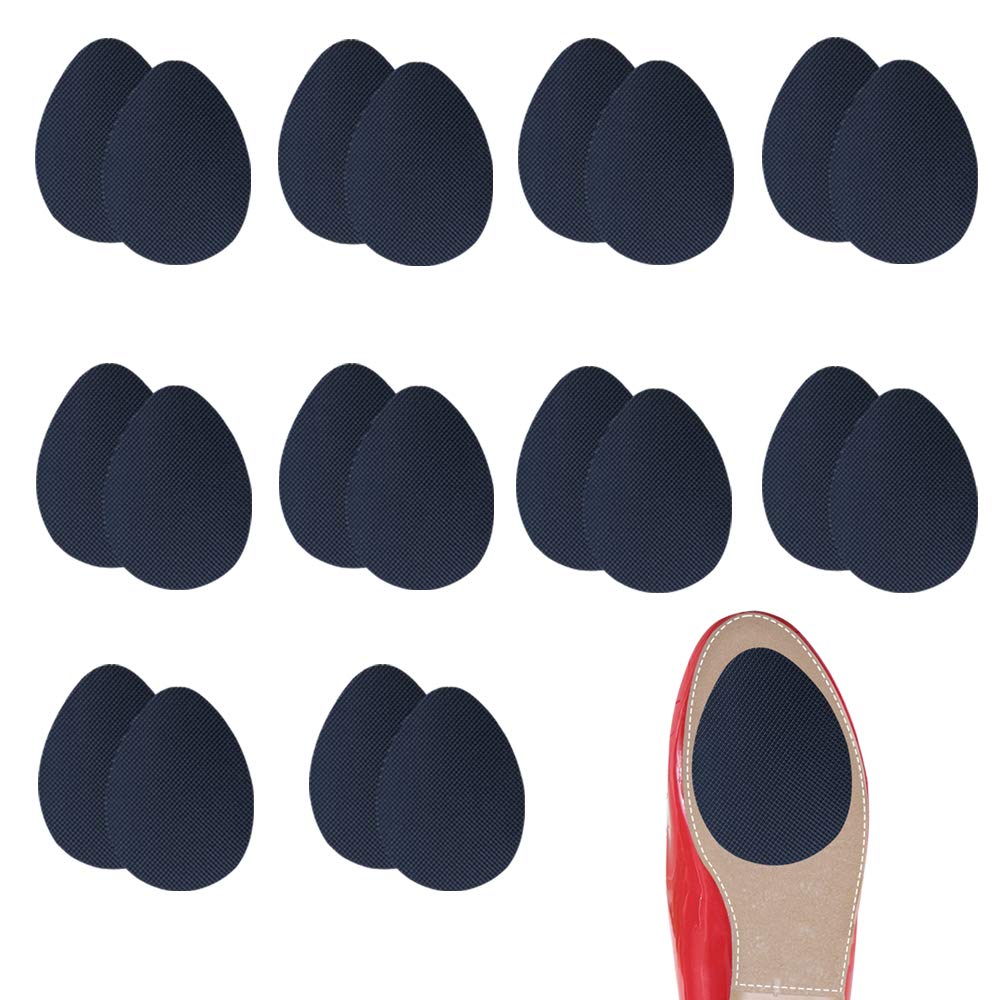 10 Pairs Self-Adhesive Anti-Slip Stick Pad for Shoes High Heels Non-Slip Sole Pads, Skid Proof Sole Sticker - BeesActive Australia