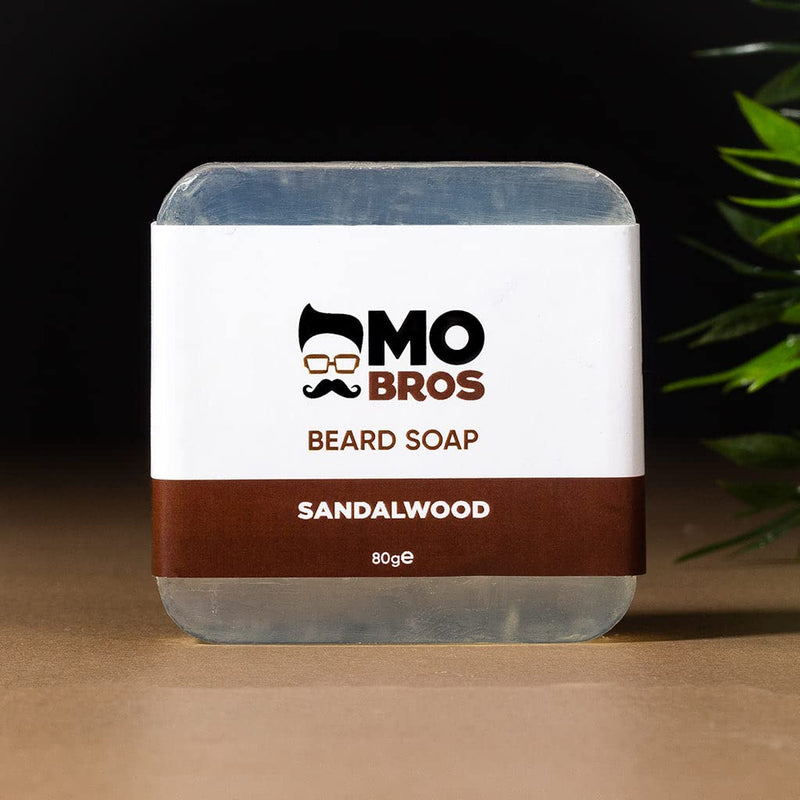 Mo Bro's - Premium Beard Soap/Conditioner/Wash 80g - 6 Various Scents - Sandalwood - BeesActive Australia
