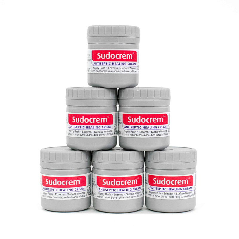 Sudocrem 60 g Antiseptic Healing Cream: Nappy Rash | Eczema | Surface Wounds | 6 Pack 60 g (Pack of 6) - BeesActive Australia