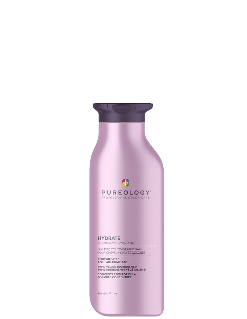 Pureology | Hydrate | Moisturising Shampoo | For Medium to Thick Dry, Colour Treated Hair | Vegan | 266 ml (Pack of 1) 266 ml (Pack of 1) - BeesActive Australia