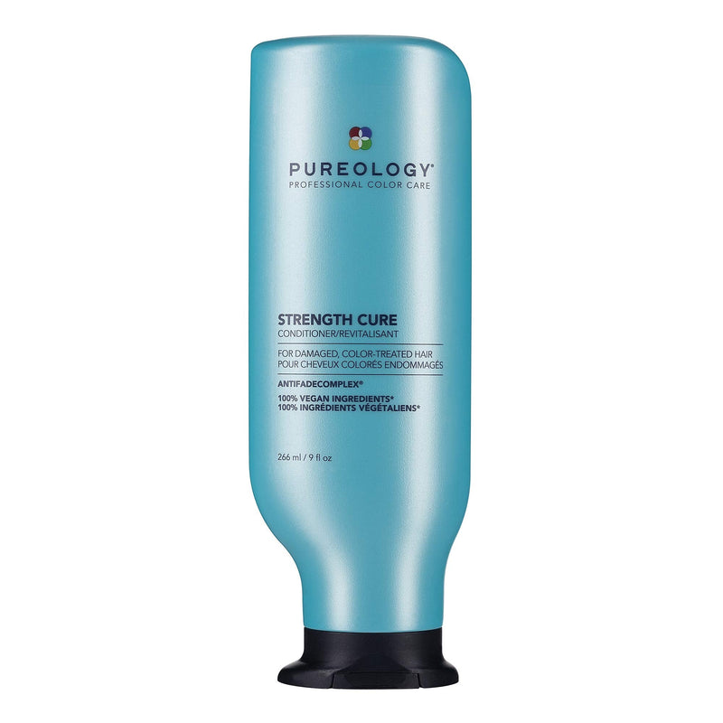 Pureology | Strength Cure | Strengthening Conditioner | For Damaged, Colour Treated Hair | Vegan | 266ml - BeesActive Australia
