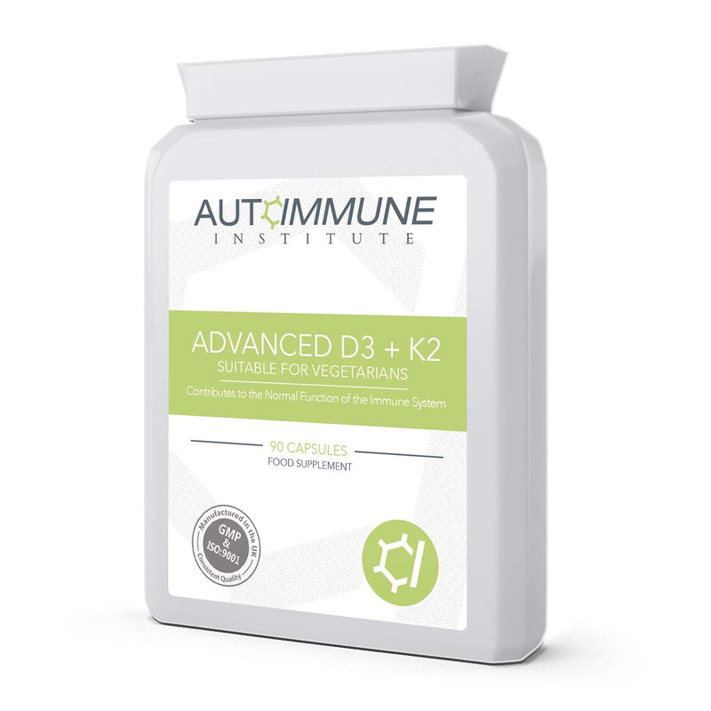Vitamin D3 and K2 Tablets - 3000IU of D3 and 100mcg of K2 Supplement. Well Absorbed Cholecalciferol. Made in The UK. Suitable for Vegetarians. - BeesActive Australia