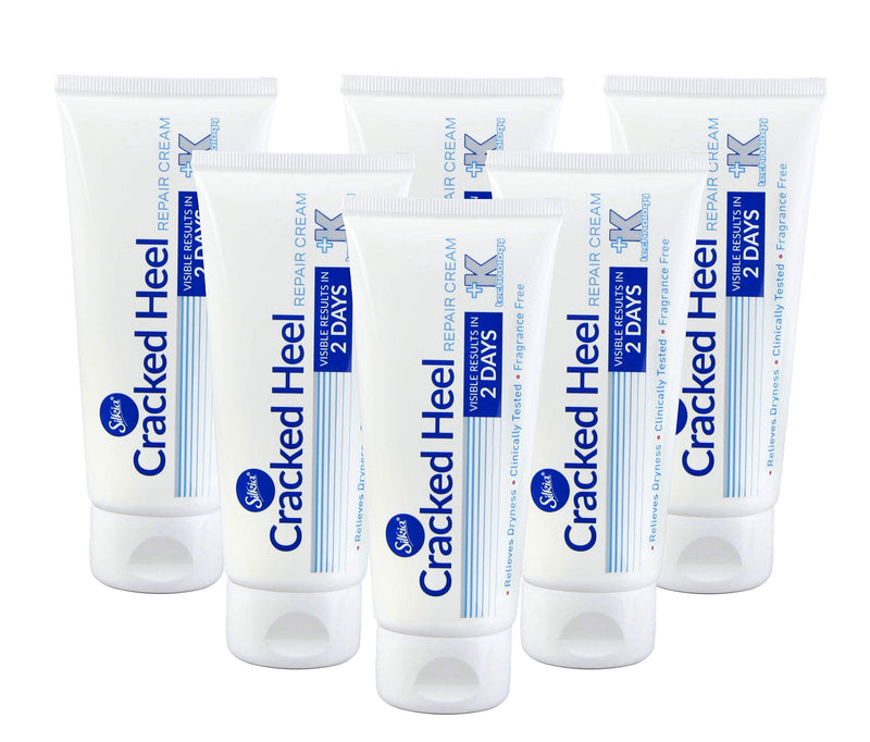 Silkia PEDICARE Cracked Heel Repair Cream | 48hr Active Skin Repair | Clinically Tested | 6 x 80 ml - BeesActive Australia