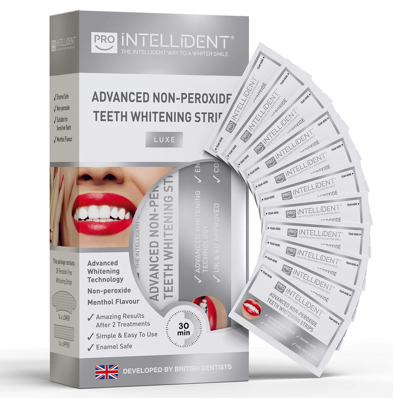 Pro Intellident Teeth Whitening Strips | Home Teeth Whitening Strips Developed by British Dentists for Instant Results - BeesActive Australia