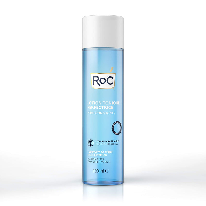 RoC - Perfecting Toner - Unclogs Pores & Tones Skin - Alcohol-Free - All Skin Types - 200 ml - BeesActive Australia
