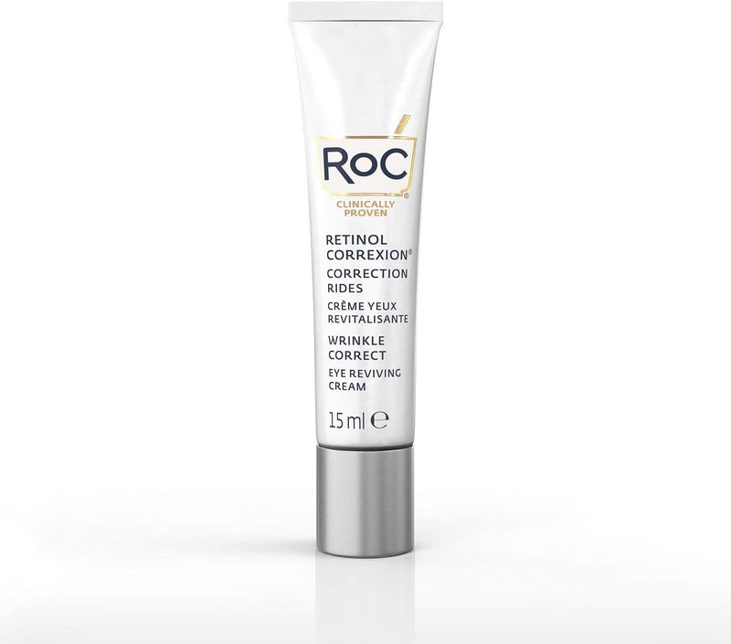 RoC - Retinol Correxion Wrinkle Correct Eye Reviving Cream - Anti-Wrinkle and Ageing - With Retinol and Hyaluronic Acid - Fragrance-free - 15 ml - BeesActive Australia