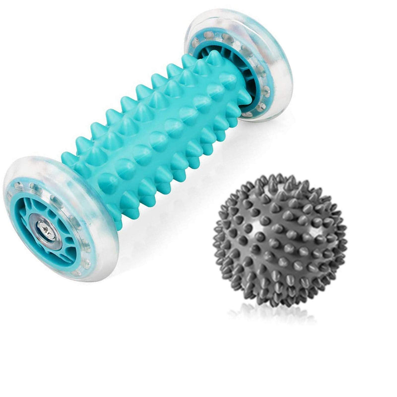 Plantar Fasciitis Foot Massage Roller - RIGHTWELL Muscle Massager & Hard Spiky Ball Set Perfect for Arm Pain-Heel & Foot Arch Pain Relief 1 ball - BeesActive Australia