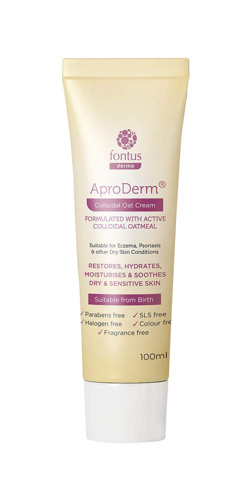 AproDerm Colloidal Oat Cream - 100ml - Paraffin Free Cream - Suitable for Dry Skin, Eczema and Psoriasis - BeesActive Australia