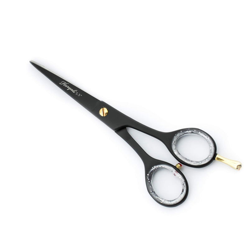 Haryali London Black 5.5" Professional Hairdressing Barber Scissors Grooming Hair Cutting Salon Shears for Men and Women 5.5" - BeesActive Australia