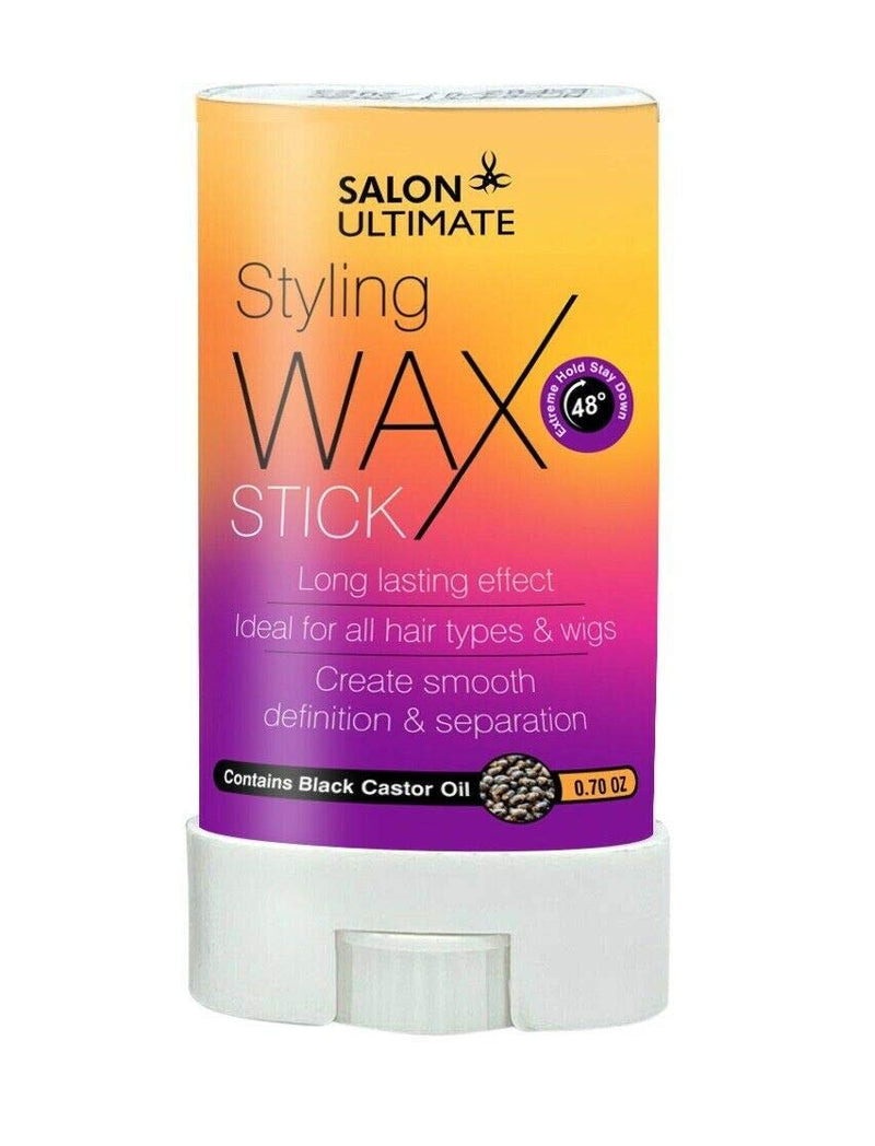 Salon Ultimate Hair Styling Wax Stick With Black Castor Oil For Wig&Unisex Hair 0.70oz - BeesActive Australia