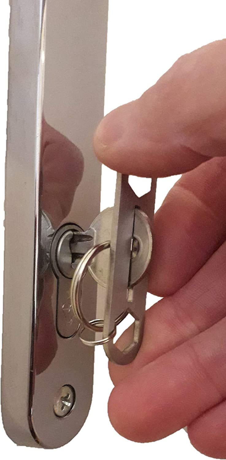 Cyclaire Key Turner, Strong Stainless Steel Key Turner That Makes Key Easier to Turn, Even for Weaker Hands - BeesActive Australia