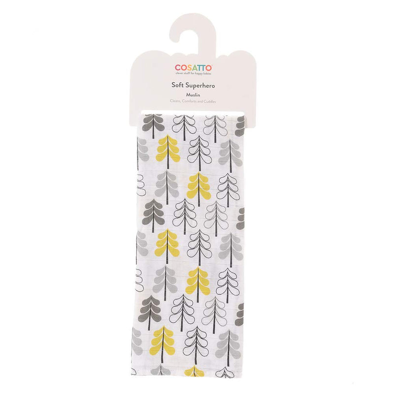 Cosatto - Muslin Squares - Newborn Essentials - 100% Soft Cotton - Baby Shower Gifts - Machine Washable - New Mum Gifts - Fika Forest - BeesActive Australia