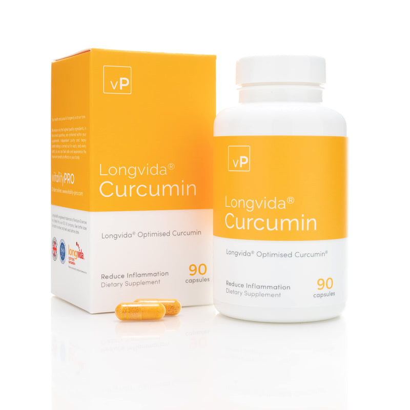 Longvida Curcumin 400mg x 90 Capsules - Authorised UK Supplier - 285x Increased Bioavailability - Natural Curcumin Supplement Vitality Pro - BeesActive Australia