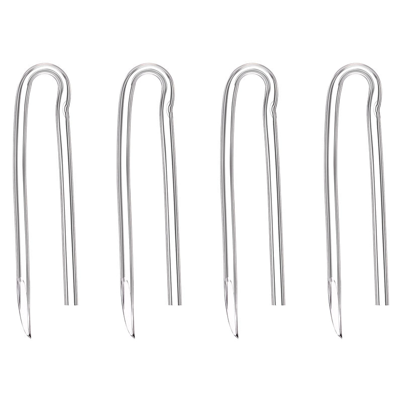iplusmile Hearing Aid Tubes - Replaceable BTE Earmold Hearing Aid Tubes - Soft Clear PVC Tubing for Hearing Machine(4PCS) 6.5X3X0.5CM - BeesActive Australia