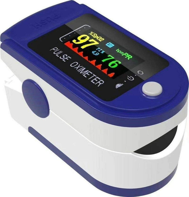 Oxygen Saturation Monitor GENERISE Pulse Oximeter for Adults & Children - Blood Oxygen Monitor with Large Clear OLED Display - - BeesActive Australia