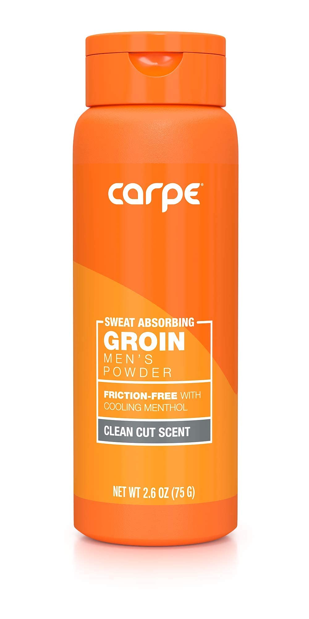 Carpe Sweat Absorbing Groin Powder (For Men) - Designed for Maximum Sweat Absorption - Mess and Friction Free, Stop Chafing 2.6 Ounce (Pack of 1) - BeesActive Australia