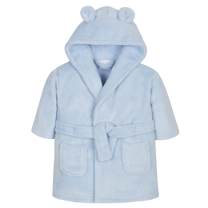 STC Stores Babies / Boys / Girls Novelty or Plain Hooded Dressing Gowns / Bathrobes ~ Newborn to 2 Years Blue - Fleece 0-6 Months - BeesActive Australia