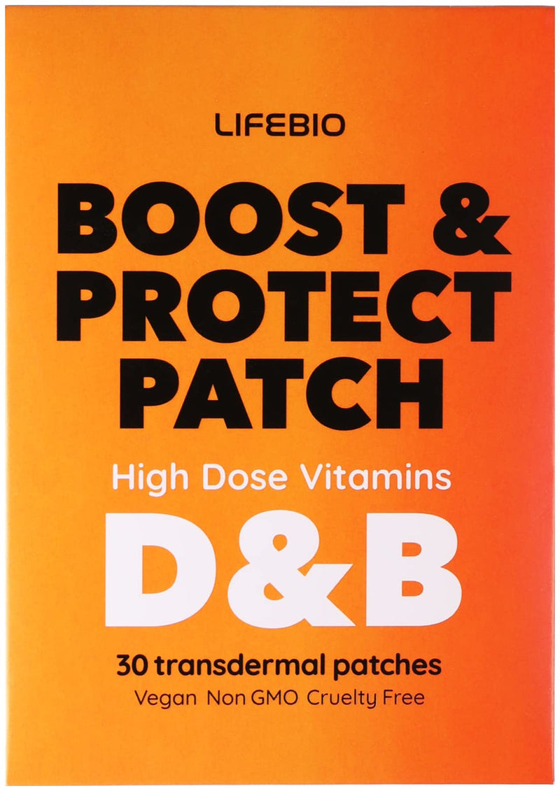 High Strength Vitamin D3 4000 IU & B12 3MG Transdermal Patches - 30 Daily Patches - Vegan - BeesActive Australia