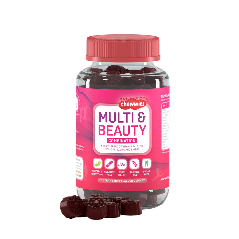 Women’s Multivitamin & Mineral – Vegan Chewable Gummies - Formulated for Women - 1-Month Supply by Chewwies Vitamins - BeesActive Australia