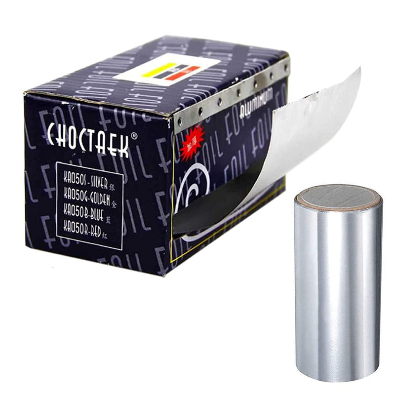 1 Pcs Foil Sheets Roll Highlighting Foil Silver Hair Foil for Coloring Hair Salon DIY Highlighting Hair Tool - BeesActive Australia