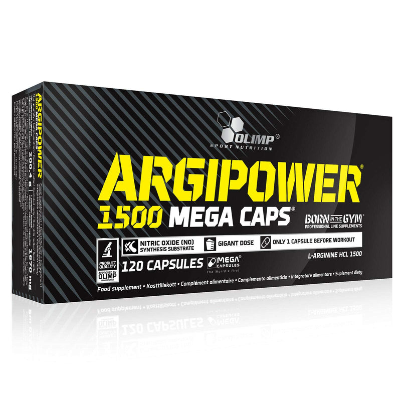 ARGIPOWER 120 Capsules | Hardcore Nitric Oxide | Pre-Workout Food Supplement | Large L-Arginine Dose - BeesActive Australia