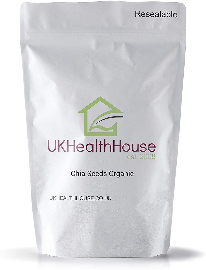 Certified Organic Chia Seeds - All Natural - Omega 3 & Fiber - Weight Loss (1kg) 1kg - BeesActive Australia