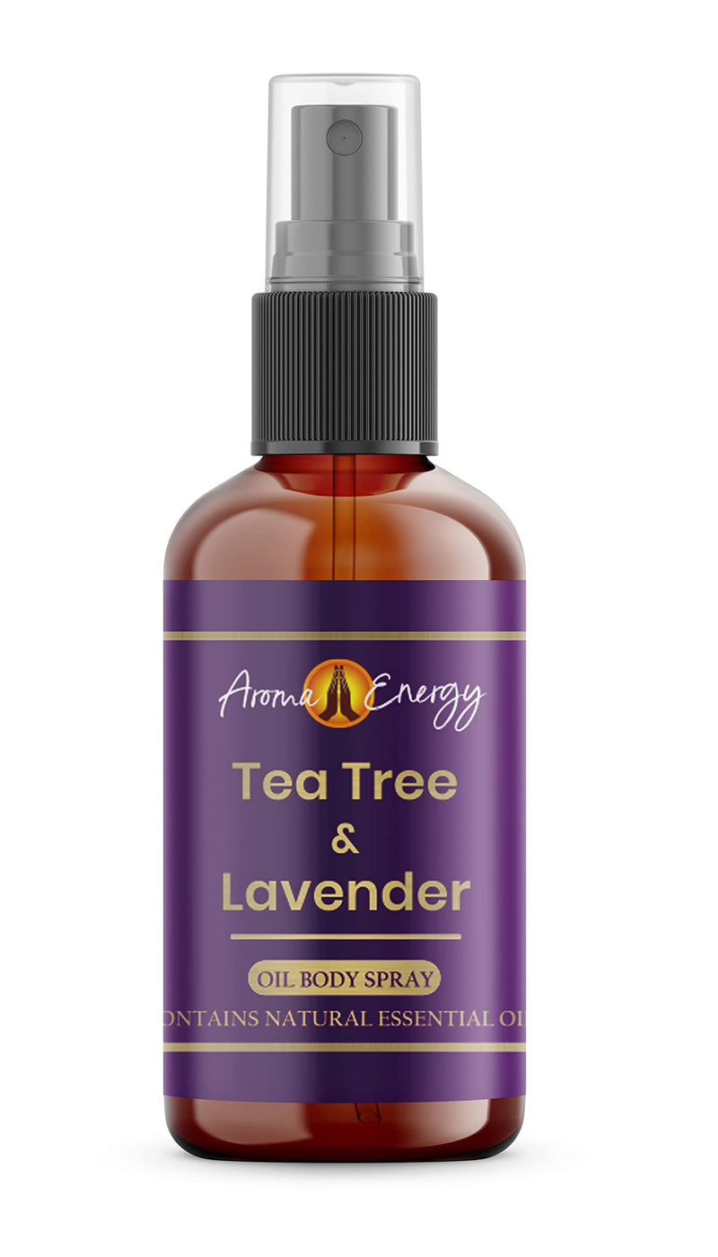 Lavender & Tea Tree Oil Body Spray – 10ml - Natural essential oils, skin care friendly Lavender & Tea Tree 10 ml (Pack of 1) - BeesActive Australia