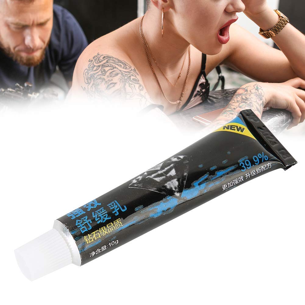 Tattoo Numbing Cream, 10g Tattoo Aftercare Cream Fast Numbness Microblading Body Piercing Numb Cream Pain Relief Tattoo Accessory for Tattoo Artists - BeesActive Australia