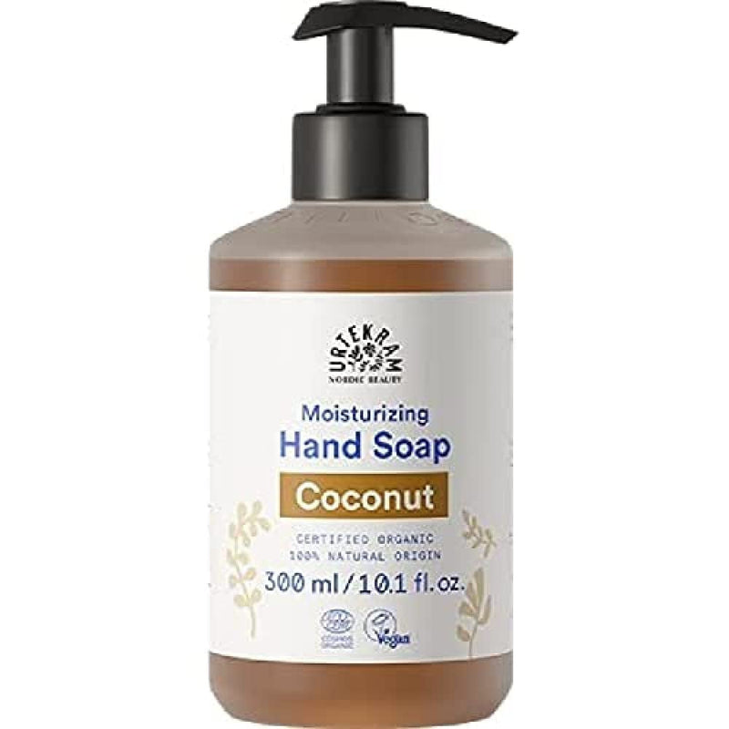 Urtekram Hand Wash - All skin types - Coconut - 300 ml, Vegan, Organic, Natural Origin 300 ml (Pack of 1) - BeesActive Australia