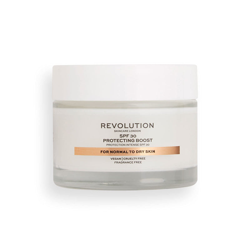 Revolution Skincare London, SPF30 Normal to Dry Skin, Moisture Cream, 50ml SPF30 Nourishing Moisturiser - BeesActive Australia