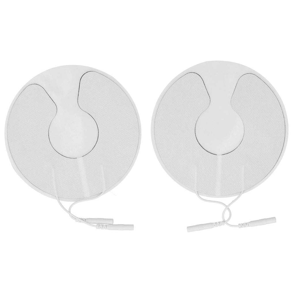 TENS Machine Pads, 2pcs Breast Electrode Pads for Electric TENS Massager Physiotherapy Machine (11cm / 4.3in) - BeesActive Australia