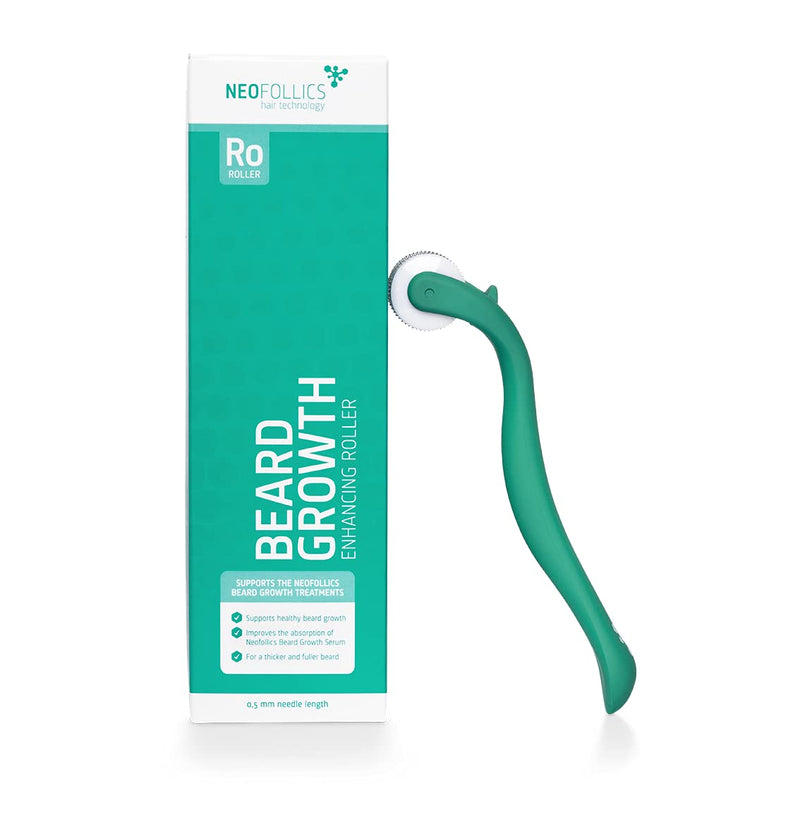 Neofollics Beard Growth Stimulating Roller, Activate and Stimulate Beard Growth, 540 0.5mm microscopic needles - BeesActive Australia