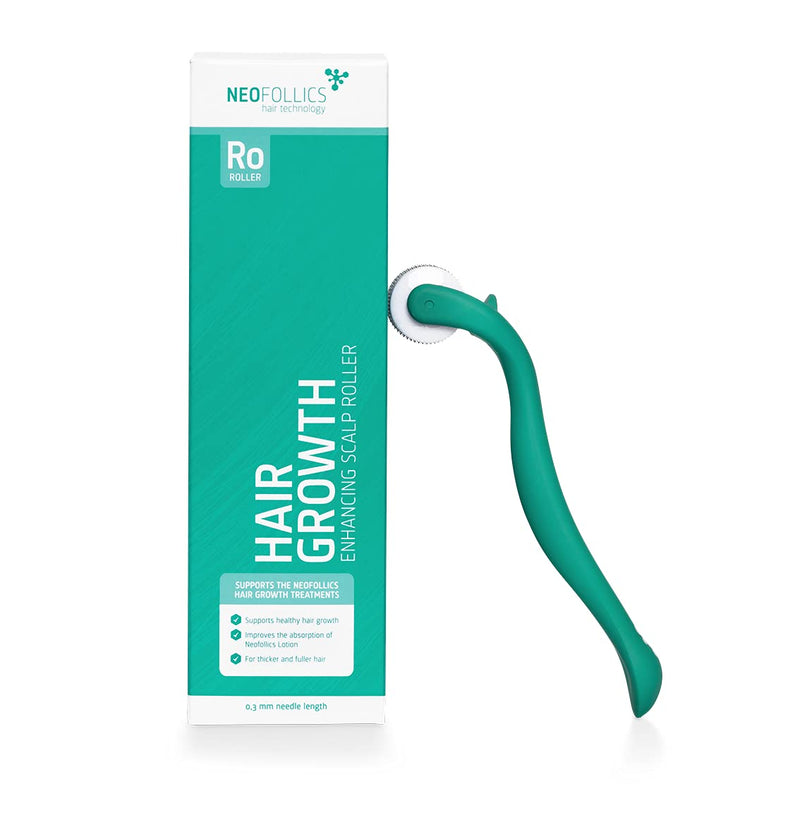 Neofollics Scalp Roller, Activate and Stimulate Hair Growth, 540 0.3mm microscopic needles - BeesActive Australia