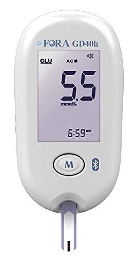 FORA Advanced Blood Sugar and Beta Ketone Diabetic Monitor with 10 Glucose strips Small - BeesActive Australia