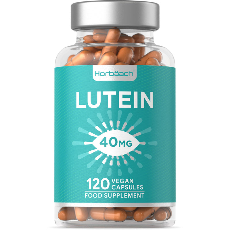 Lutein Supplement | 40mg Eye Complex | 120 Vegan Capsules | Wheat Free, Vegan, and Vegetarian | by Horbaach - BeesActive Australia