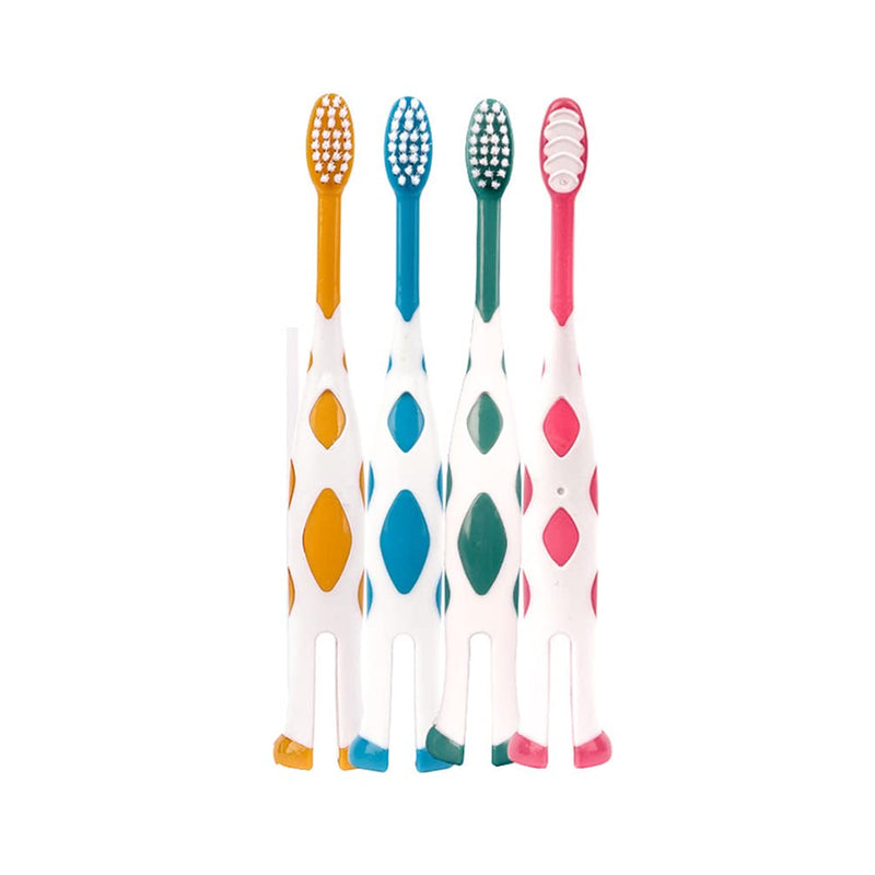 Kids Toothbrushes 3-5 Toddler Children's Manual Toothbrushes 2-3 Years Soft Bristles Kids Toothbrush for Boys Girls Child 2-5 Years 4 Pack - BeesActive Australia