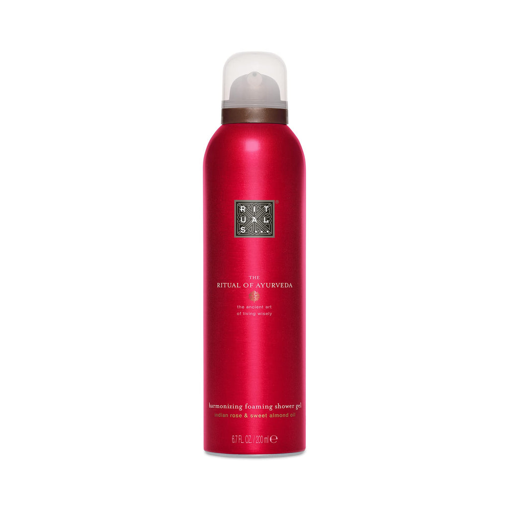 RITUALS Foaming Shower Gel from The Ritual of Ayurveda, 200 ml - With Indian Rose & Sweet Almond Oil - Soothing & Nourishing Properties - BeesActive Australia