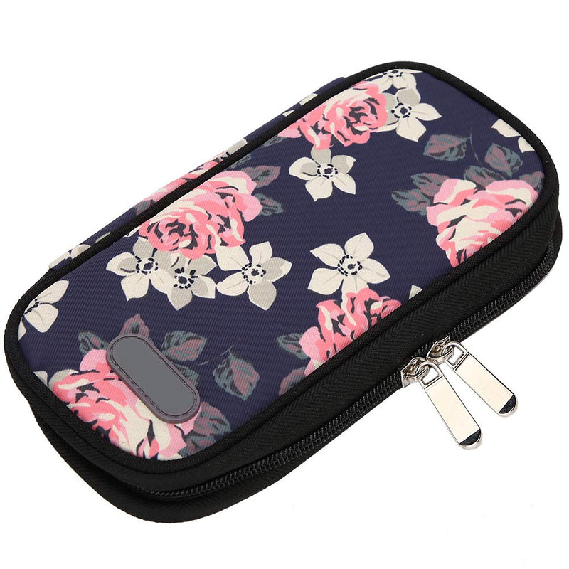 Insulin Cooler Travel Case, Portable Insulated Medication Cooler Bag for Diabetic Kit Insulin Pen Glucose Meter, 8.3 x 4.5 x 1.2in - BeesActive Australia