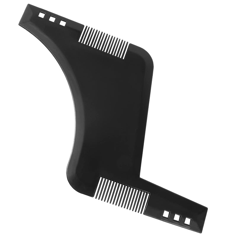 Boobeen Beard Shaping Tool Combs - Beard and Hair Trimming Styling Tool - Built-in Comb Keep Your Facial Hair Lines Neat and Crisp Hair Clipper Black - BeesActive Australia