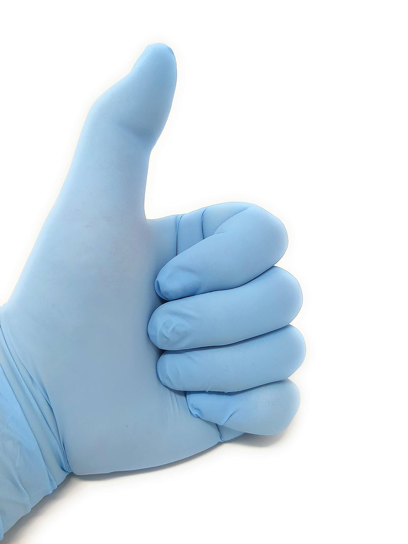 Poplar Linens disposable nitrile examination gloves blue size S-XL pack of 100 (Small) Small - BeesActive Australia