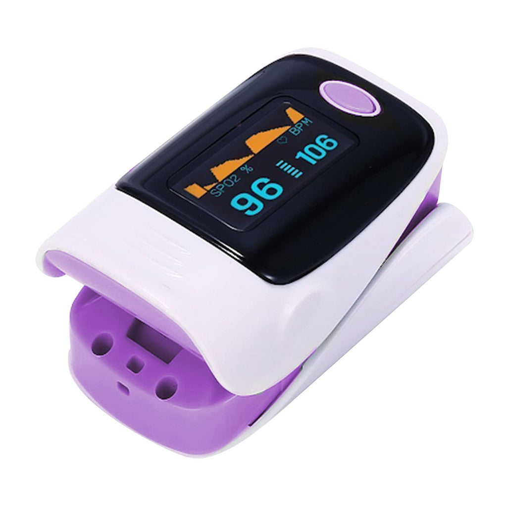 Aquarius Purple Finger Pulse Oximeter - Oxygen Saturation Monitor with SpO2 Readings & Heart Rate Monitor, FDA Approved - BeesActive Australia