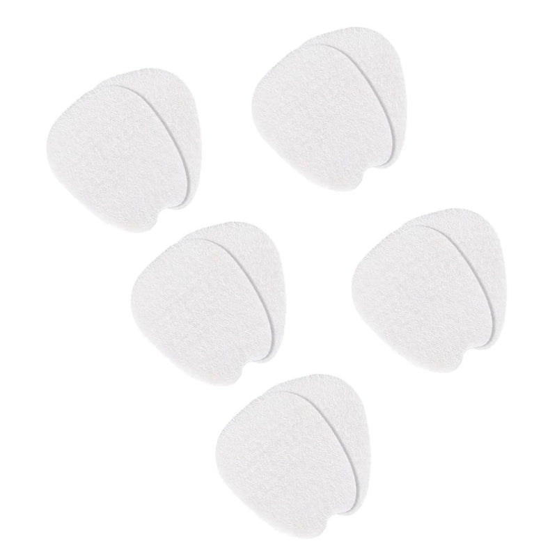 EXCEART Invisible Forefoot Cushion 5 Pairs Shoes Tongue Stick Cushions Thin Felt Forefoot Pads Foot Pain ( White ) - BeesActive Australia