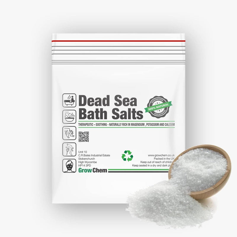 Dead Sea Bath Salt, 1Kg Bag, Organic and Purest Quality, Unrefined and 100% Natural, Best for Good Sleep, Stress Relief, Bath, Beauty and Relaxing - BeesActive Australia